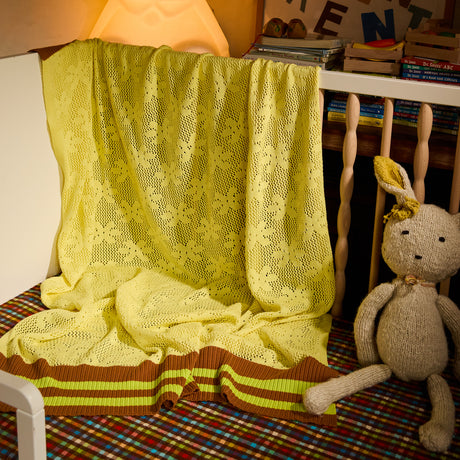 Tabitha Baby Blanket - Canary Yellow