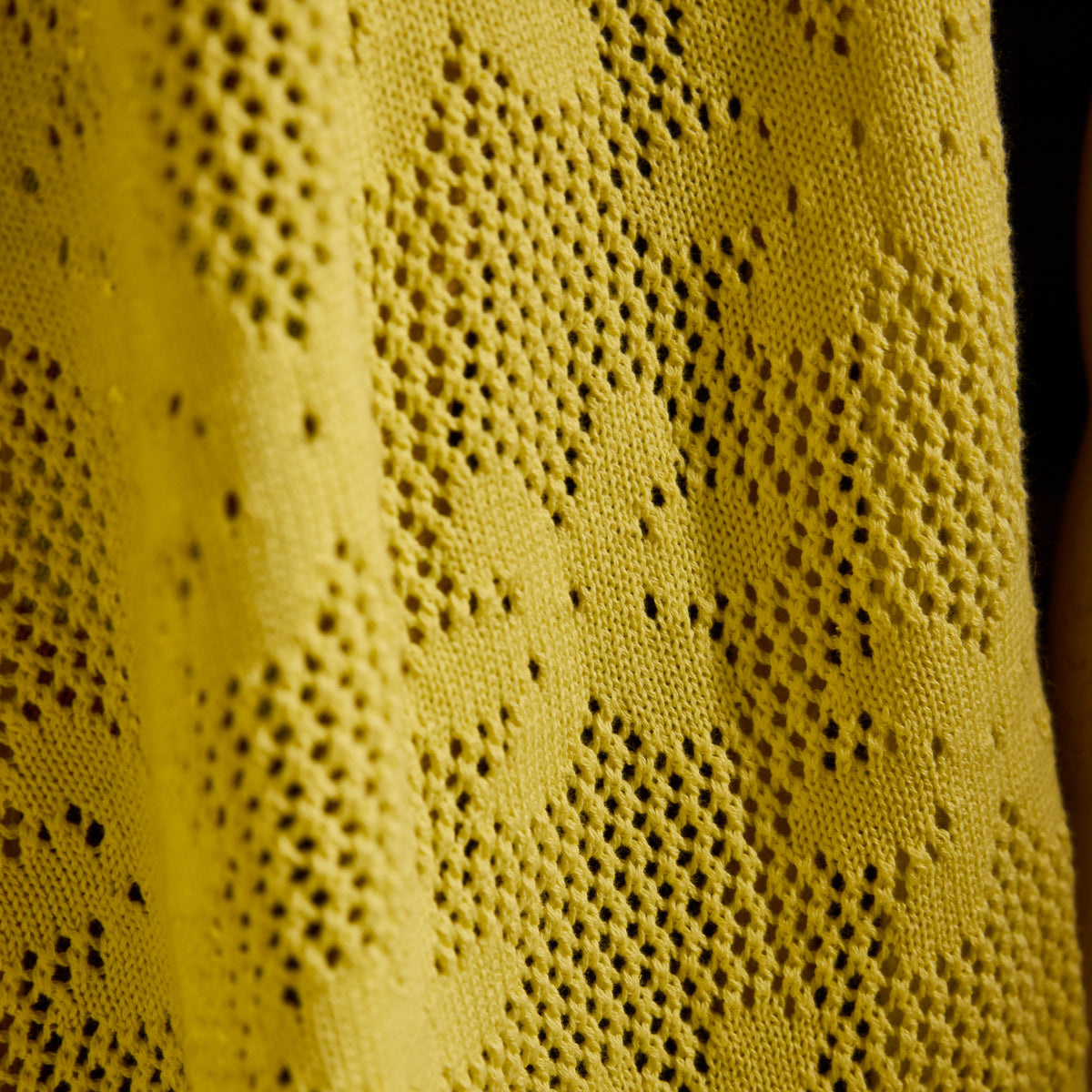 Tabitha Baby Blanket - Canary Yellow