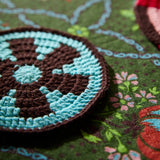 Indra Crochet Coaster