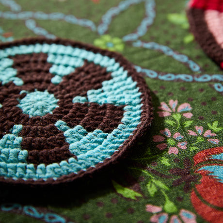 Indra Crochet Coaster