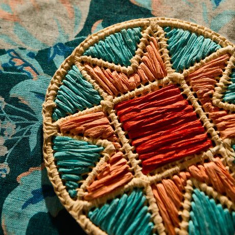Harriet Coaster - Turquoise