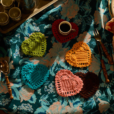 Millie Crochet Coaster - Sienna