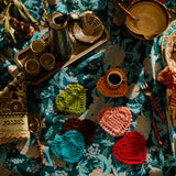 Millie Crochet Coaster - Sienna