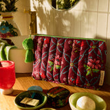Norali Quilted Cosmetic Bag - Sienna