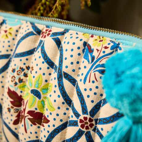 Norali Quilted Cosmetic Bag - Ecru