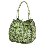 Solara Crochet Bag - Hunter Green
