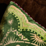 Marnie Velvet Cushion - Hunter Green Feather Insert