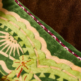 Marnie Velvet Cushion - Hunter Green Feather Insert
