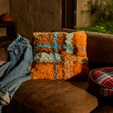 Frances Shag Cushion - Sable Feather Insert