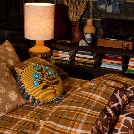 Layla Embroidered Cushion Feather Insert