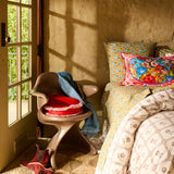 Reese Round Cushion - Poppy Feather Insert