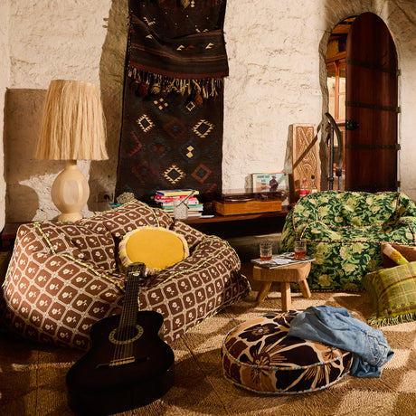 Reese Round Cushion - Ochre Feather Insert