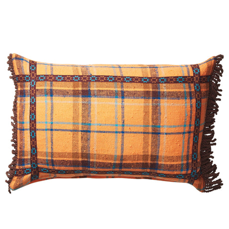 Frances Woven Cushion - Citrine Feather Insert