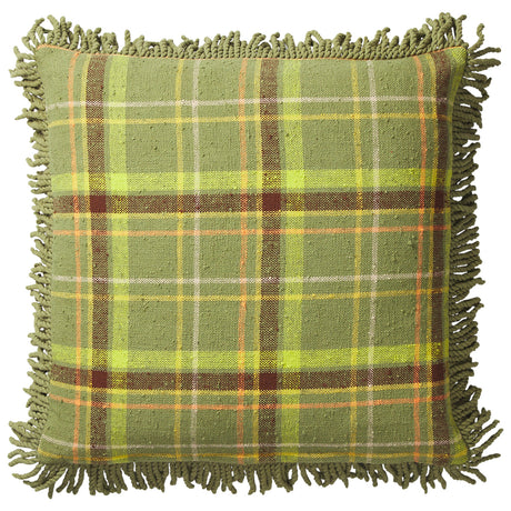 Frances Woven Cushion - Moss Feather Insert