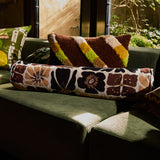 Jolene Jacquard Bolster Cushion Feather Insert