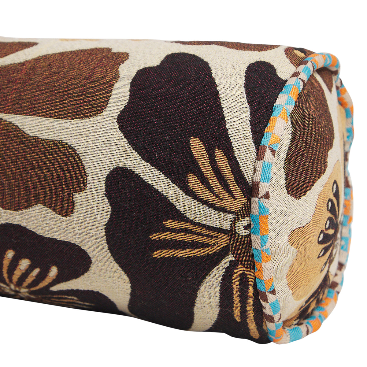 Jolene Jacquard Bolster Cushion Feather Insert