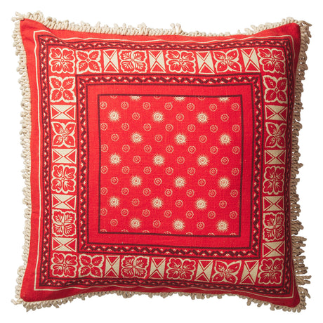 Odessa Reversible Cushion - Poppy Feather Insert