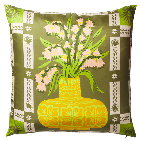 Cleo Cushion - Moss Feather Insert