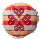 Shiloh Cross-Stitched Embroidered Cushion Feather Insert