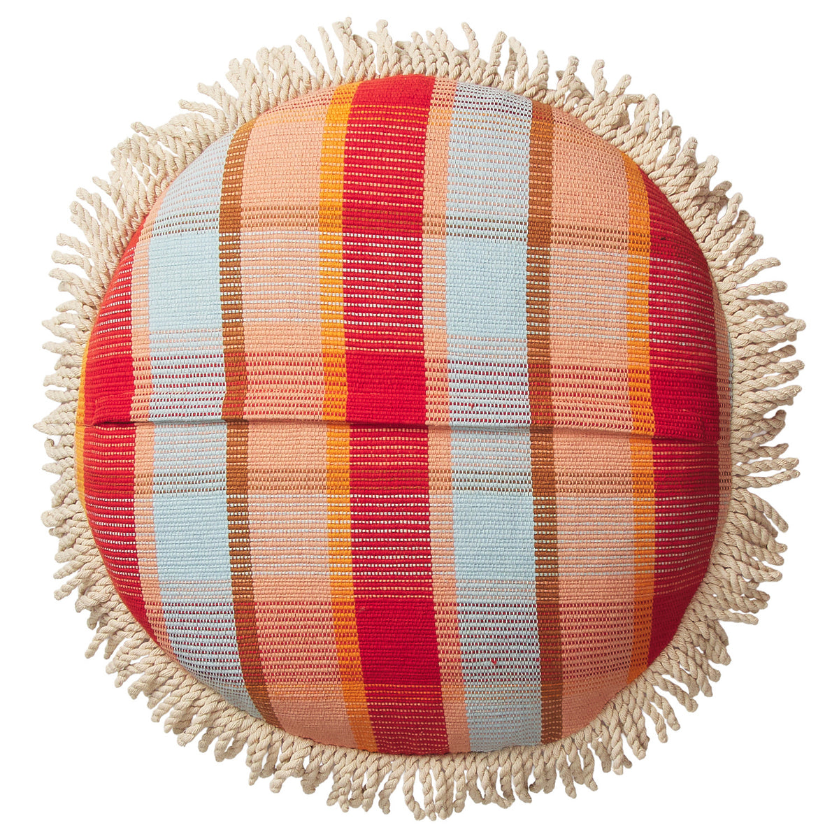 Shiloh Cross-Stitched Embroidered Cushion Feather Insert
