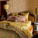 Sloane Cotton Sheets - Ochre Fitted Sheet / Cot