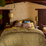Sloane Cotton Sheets - Ochre Fitted Sheet / Cot