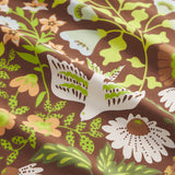 Sloane Cotton Sheets - Umber Fitted Sheet / Cot