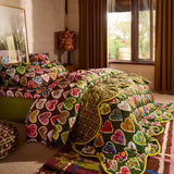 Loretta Cotton Sheets - Umber Fitted Sheet / Queen