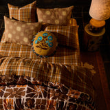 Frances Linen Sheets - Sable Fitted Sheet / Queen