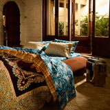 Sierra Linen Sheets - Sodalite Fitted Sheet / Queen
