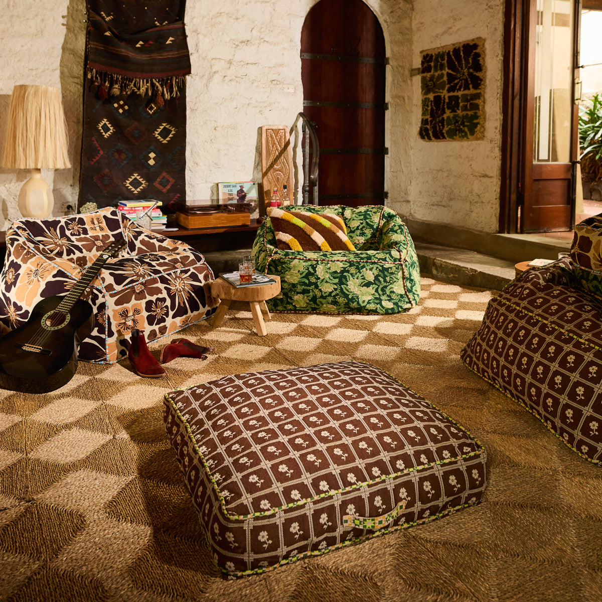 Bonny Jacquard Floor Cushion