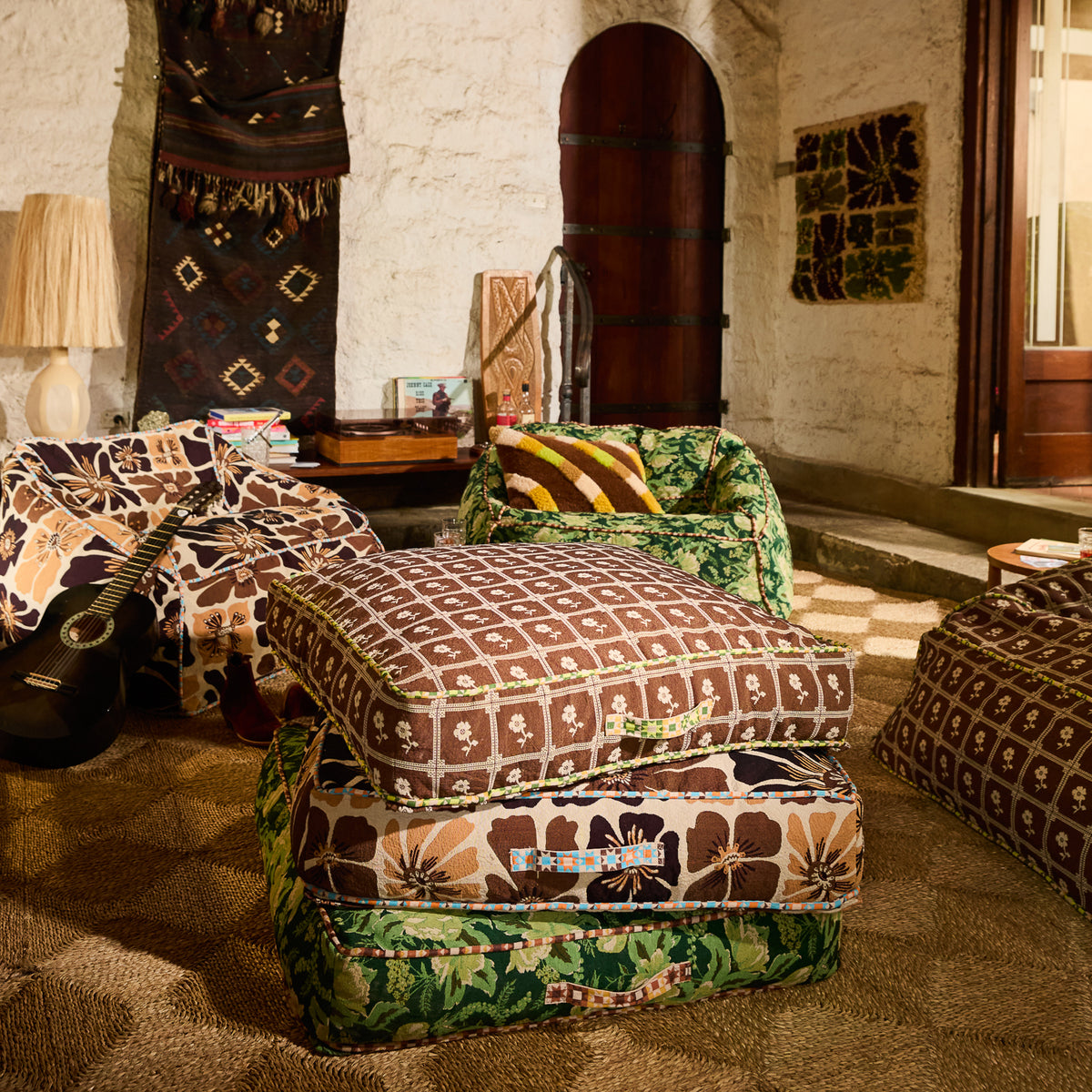 Bonny Jacquard Floor Cushion