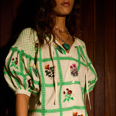 Florina Blouse - Porcelain XS