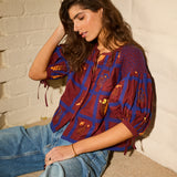 Florina Blouse - Rosewood XS