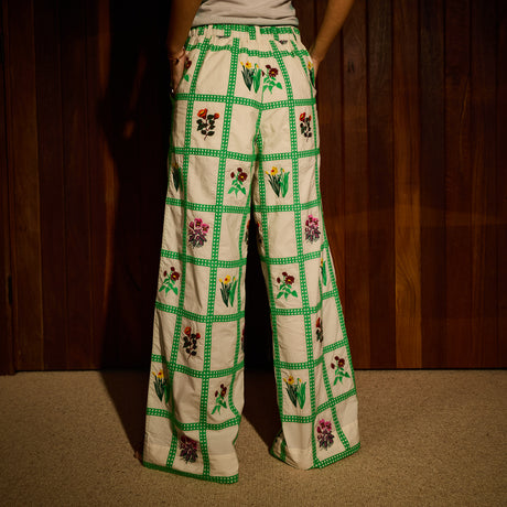 Florina Wide Leg Pant - Porcelain 6