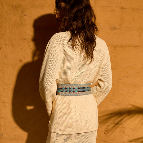 Aneta Knit Kimono - Moonlight XS