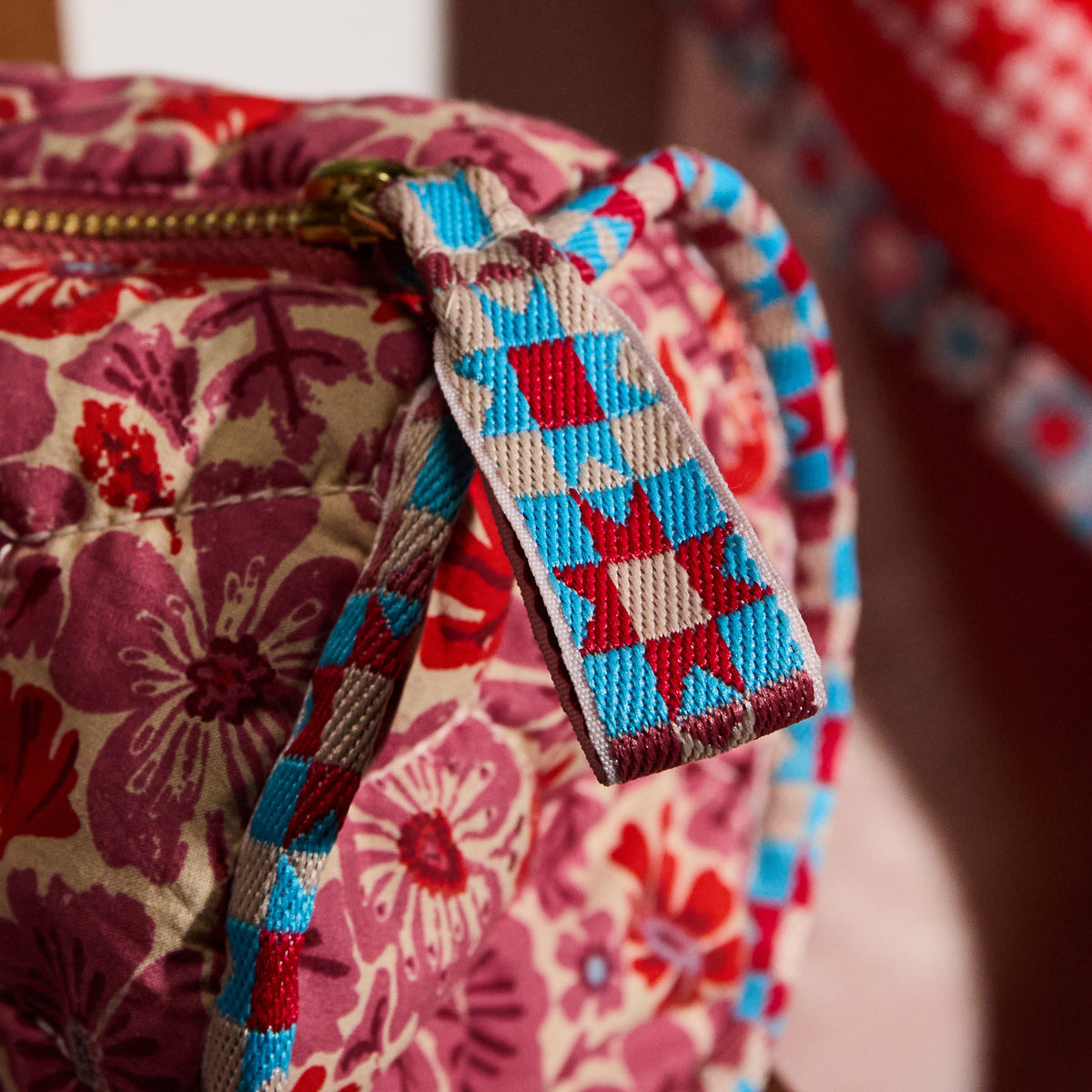 Magnolia Makeup Bag - Poppy