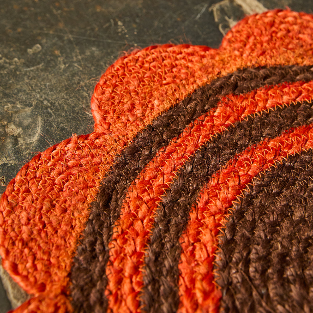 Mavis Jute Mat - Umber