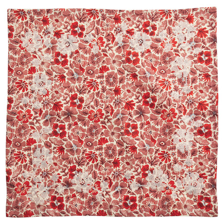 Magnolia Linen Napkin Set - Poppy