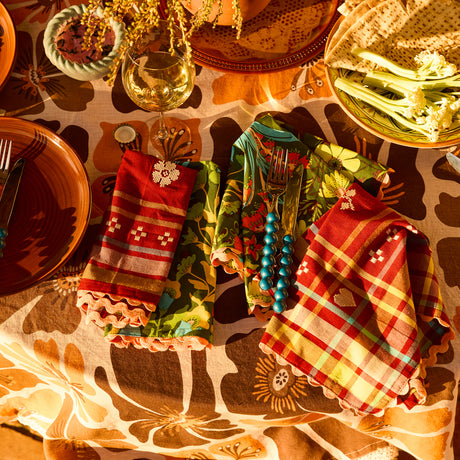 Josephine Cotton Napkin Set - Sienna