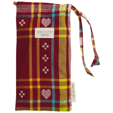 Josephine Cotton Napkin Set - Sienna