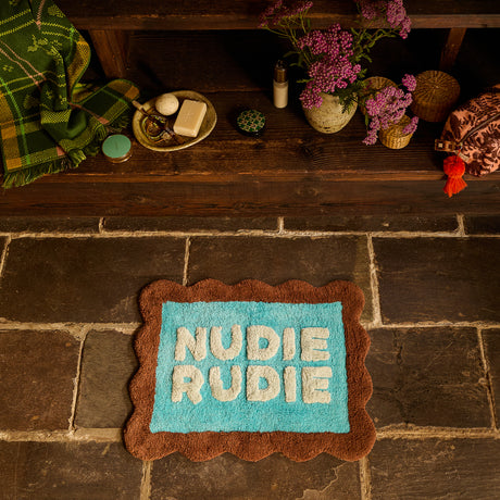 Romy Nudie Bath Mat Mini - Turquoise