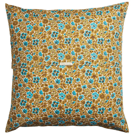 Magnolia Cotton Euro Pillowcase Set - Turquoise