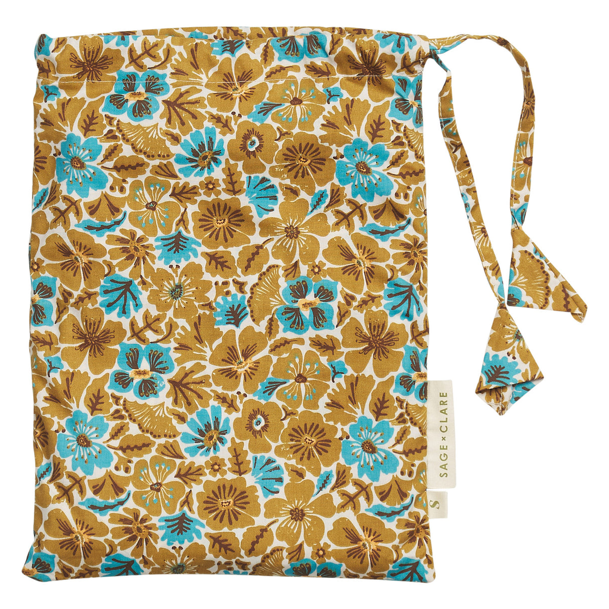 Magnolia Cotton Euro Pillowcase Set - Turquoise
