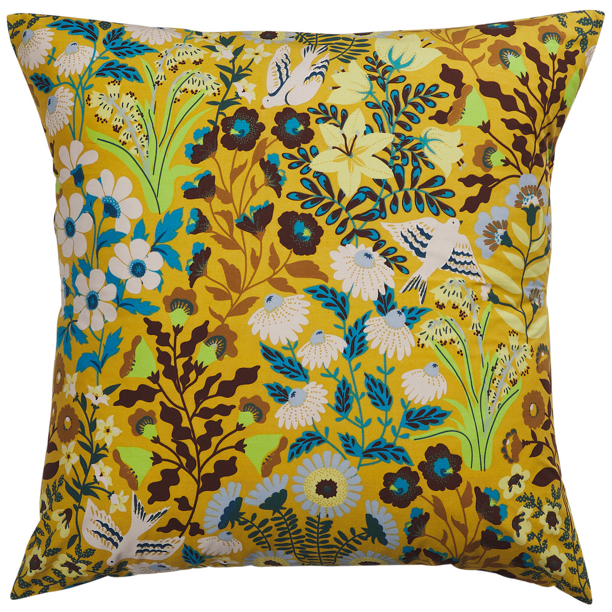 Sloane Cotton Euro Pillowcase Set - Ochre