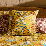 Sloane Cotton Euro Pillowcase Set - Ochre