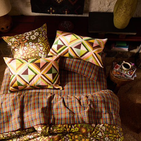 Sloane Cotton Euro Pillowcase Set - Umber