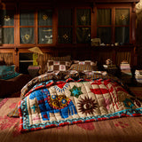 June Cotton Seersucker Euro Pillowcase Set