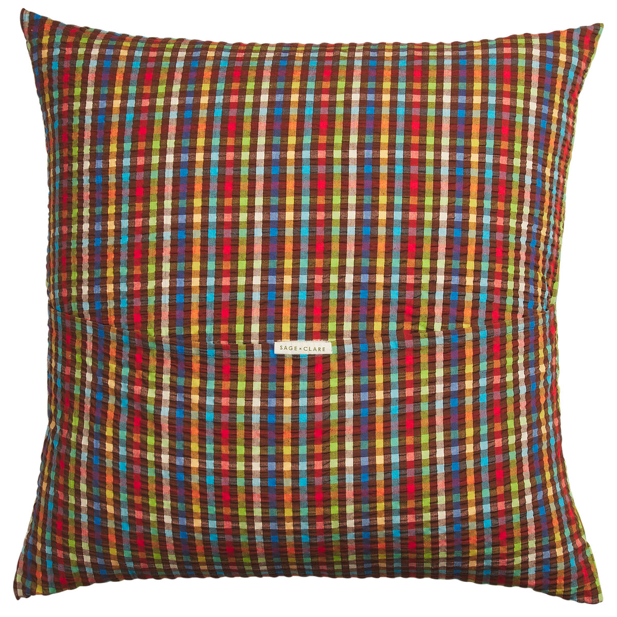 June Cotton Seersucker Euro Pillowcase Set
