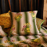 Dempsey Linen Euro Pillowcase Set - Hunter Green